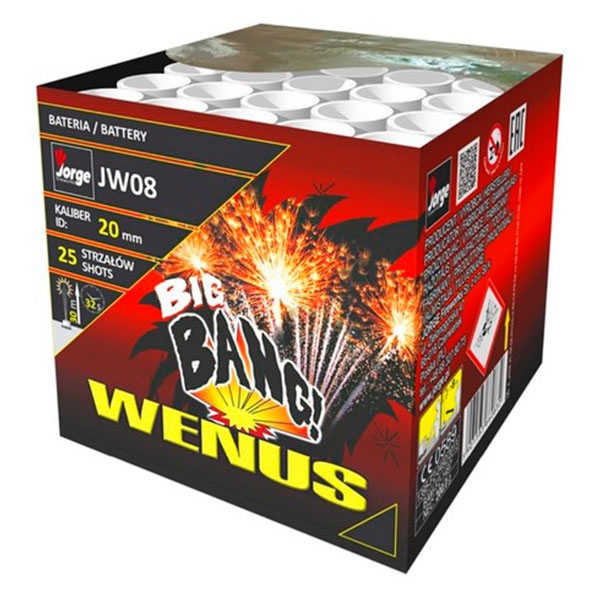 Батарея салютов WENUS - SERIA BIG BANG